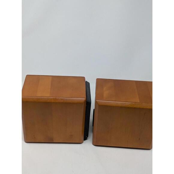 Pioneer Mini Micro Compact Small Tiny Bookshelf Speakers Wood Wooden S-MT3W - Picture 3 of 8